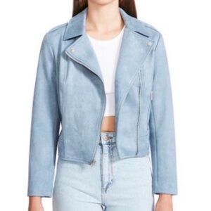 BB Dakota by Steve Madden Sky Blue Suede Jacket